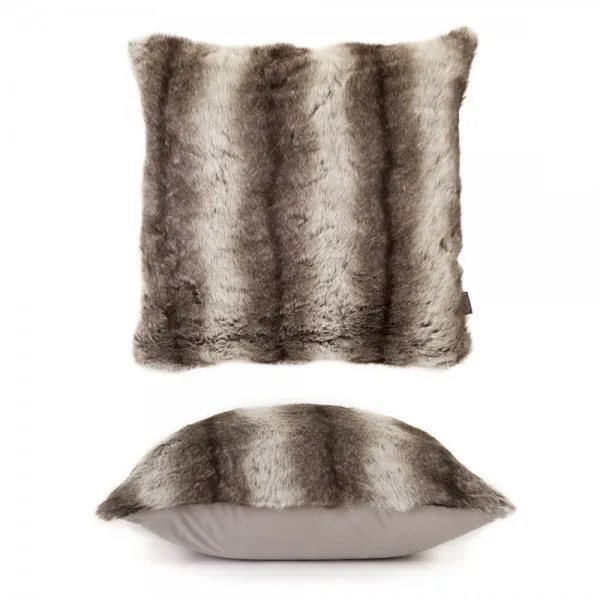 Ombre Faux Fur Cushion
