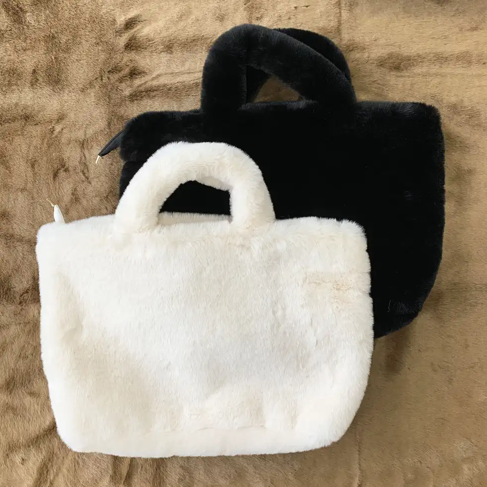 Classic Rabbit Faux Fur Handbag