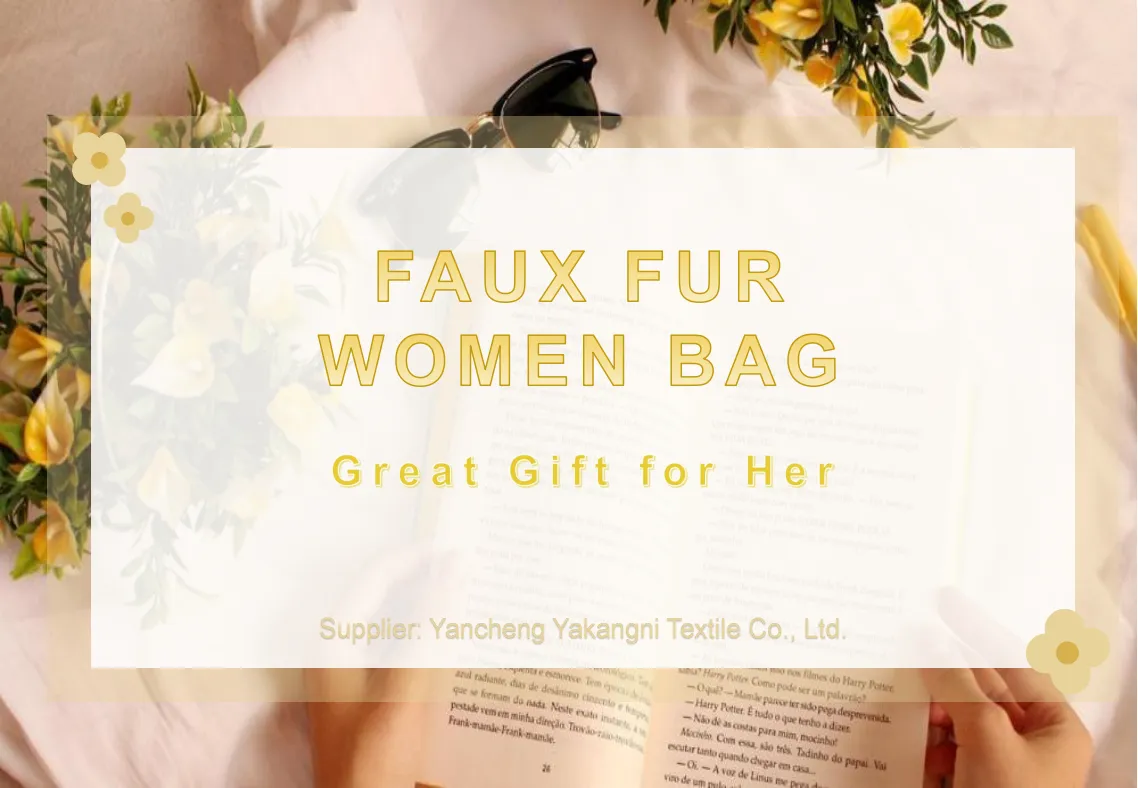 Faux fur women bags