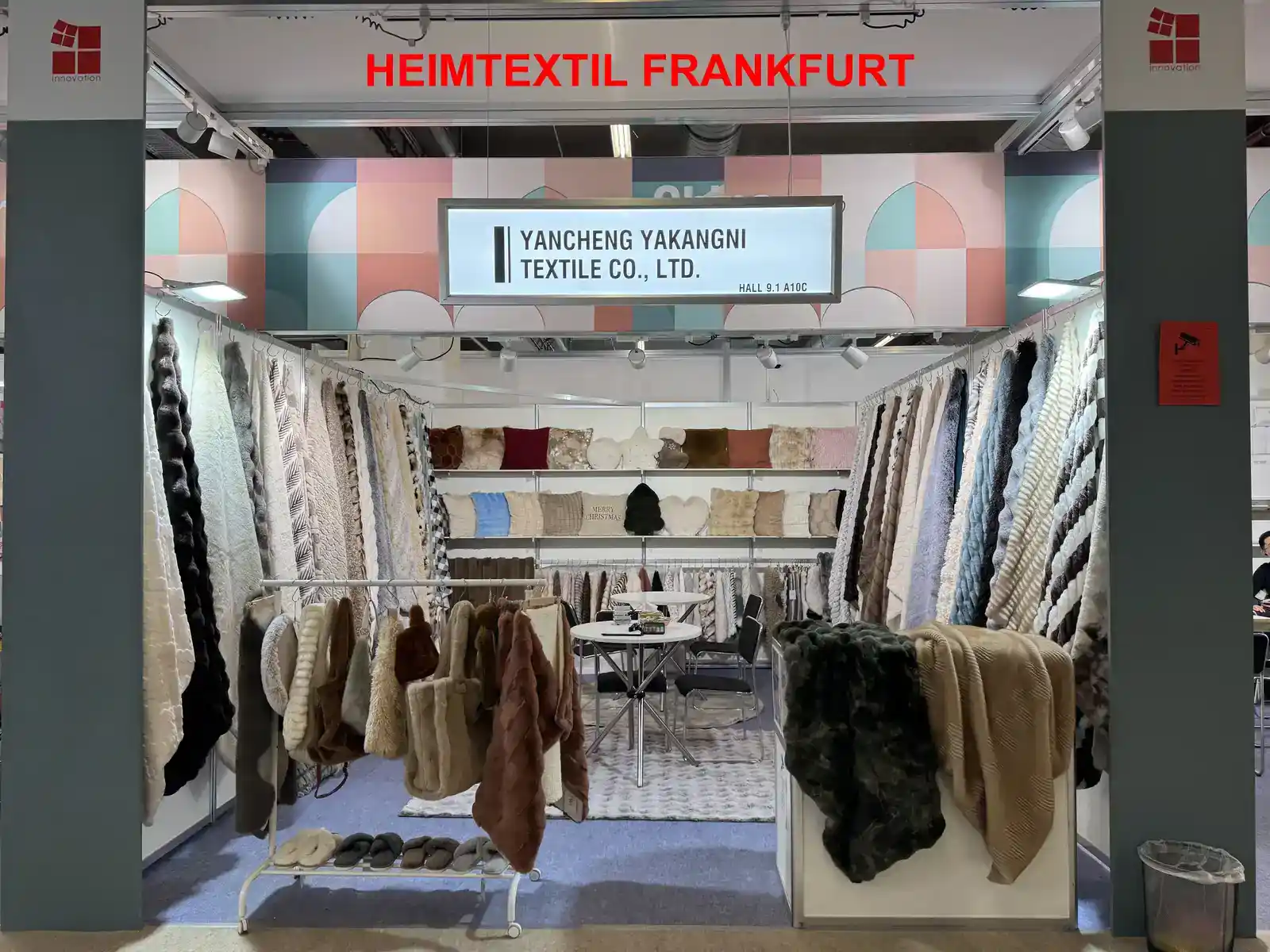 Yakangni booth at Heimtextil