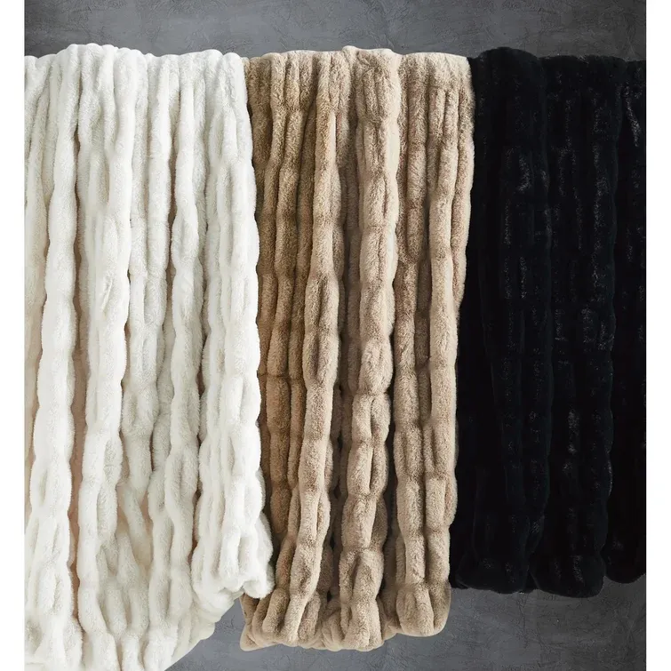 Ruched Faux Fur Series