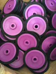 Monforts Brush Wheel Small 180 x 22 mm front view