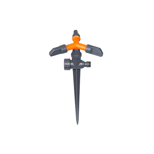 Three Arm Sprinkler with Plastic Spike YM8105 garden watering product from YIMAY