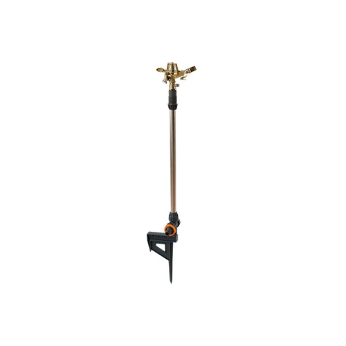 Metal Impulse Sprinkler with Wing Spike YM8107F garden watering product from YIMAY
