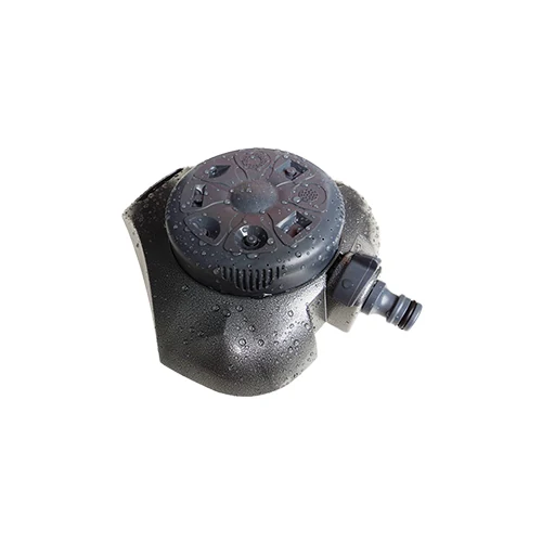 8-Pattern Metal Mask Base Sprinkler YM8113Z garden watering product from YIMAY