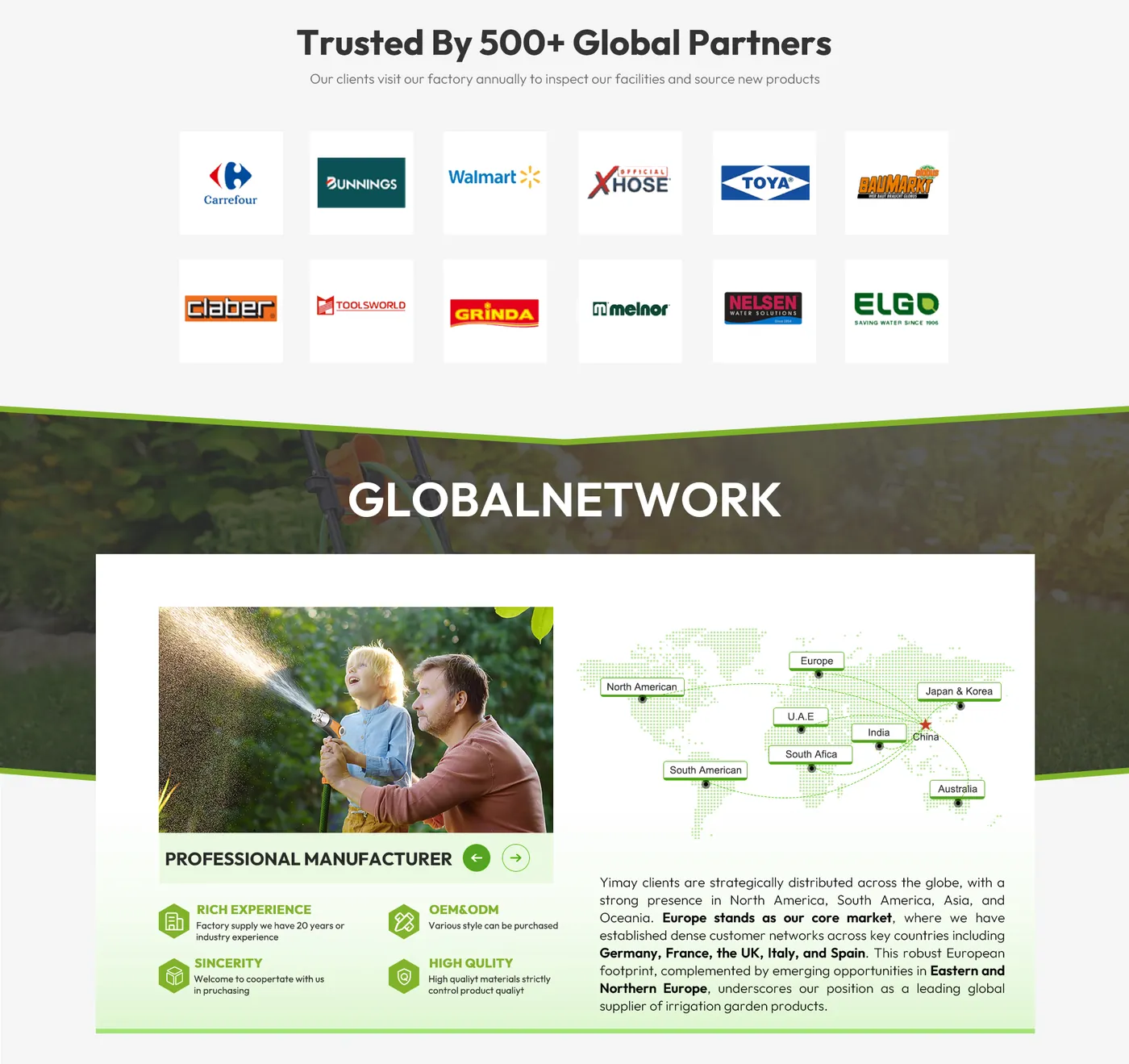 YIMAY global partners and network