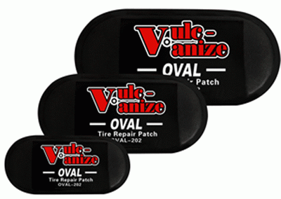 Oval tube patches