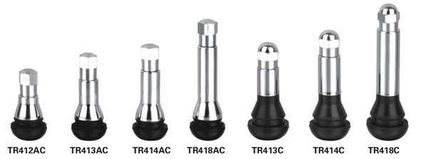 Chrome Sleeve snap in valves