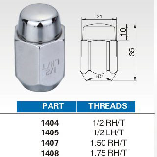 lug nuts 1404