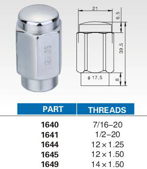Lug nuts 1640
