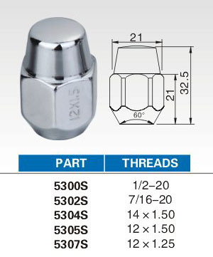 lug nuts 5300S