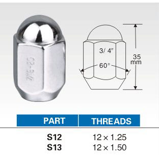 Lug nuts S12