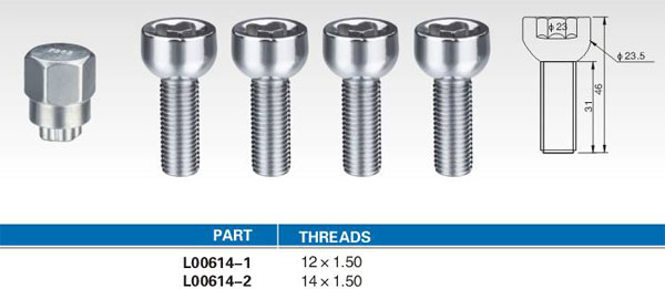 wheel lock L00614-2
