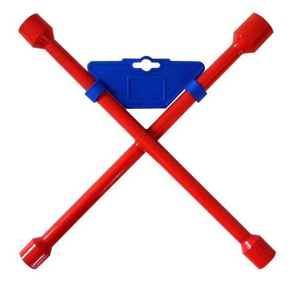 Wheel wrench-plastic plated