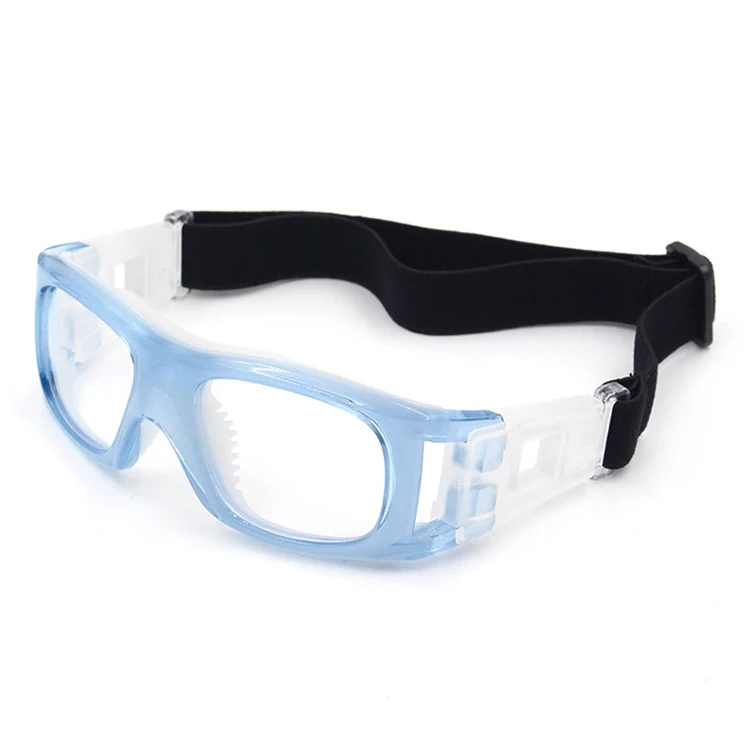 Side view of BK-L003 goggle highlighting venting grooves in the eye-rim and soft silicone nose bridge