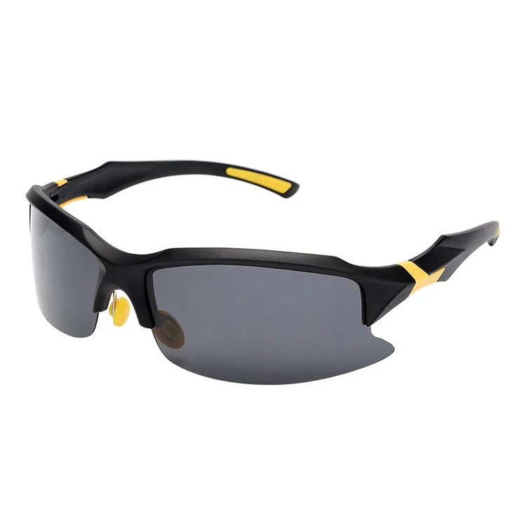 CL-J009 cycling glasses shown with tinted and polarized interchangeable lenses