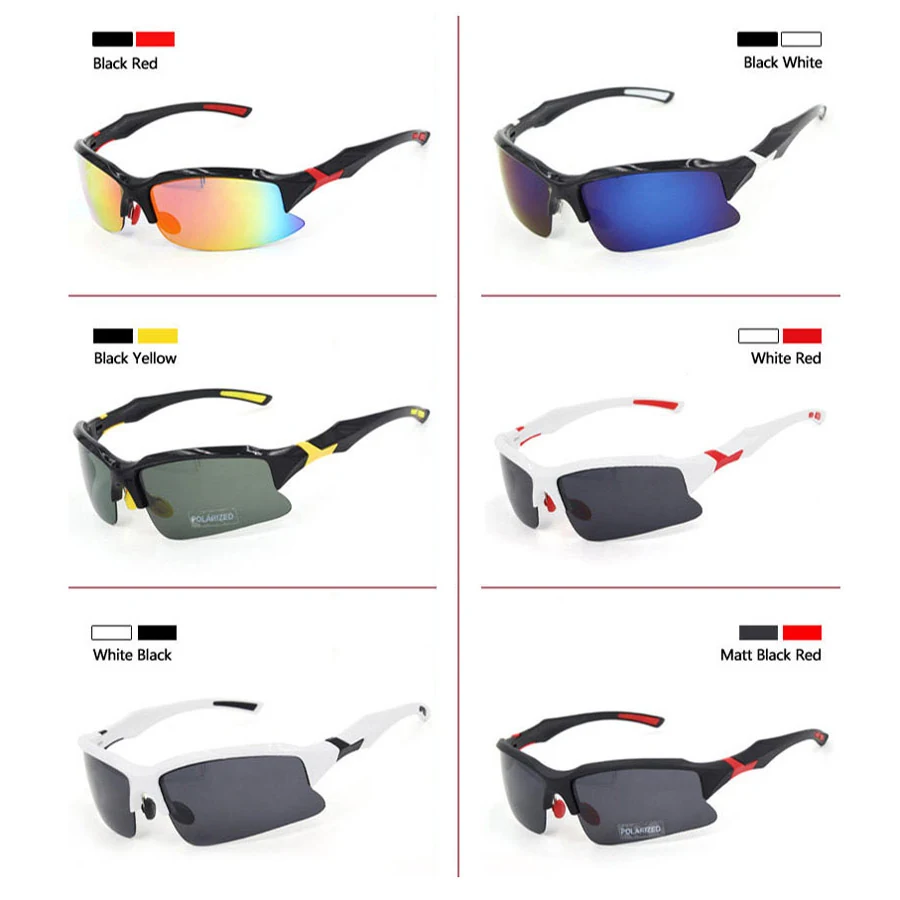 CL-J009 eyewear in multiple colours with custom logo printing on frame and strap