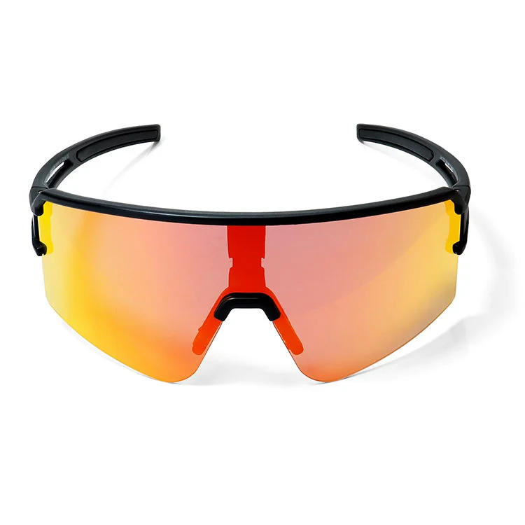 CL-J132 ultra lightweight cycling glasses with clear polarized lens and black TR90 frame