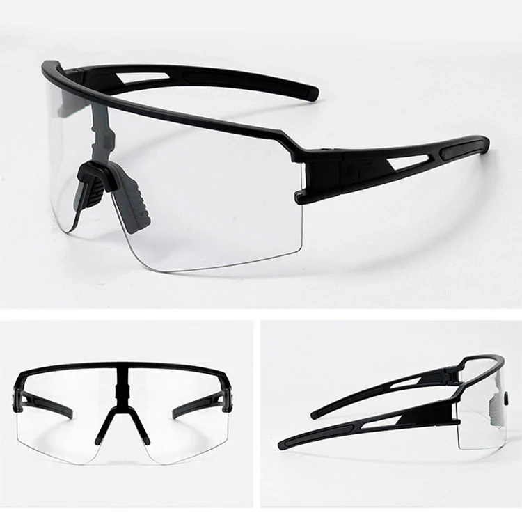 CL-J132P sunglasses worn over prescription glasses with adjustable nose pad