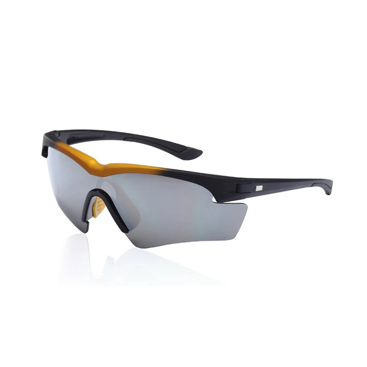 CL-Y715 cycling glasses shown with multiple interchangeable lenses in different tints