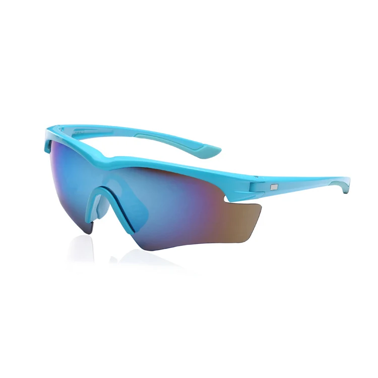 Side view of CL-Y715 glasses highlighting the adjustable soft nose pad and anti-slip tip arms