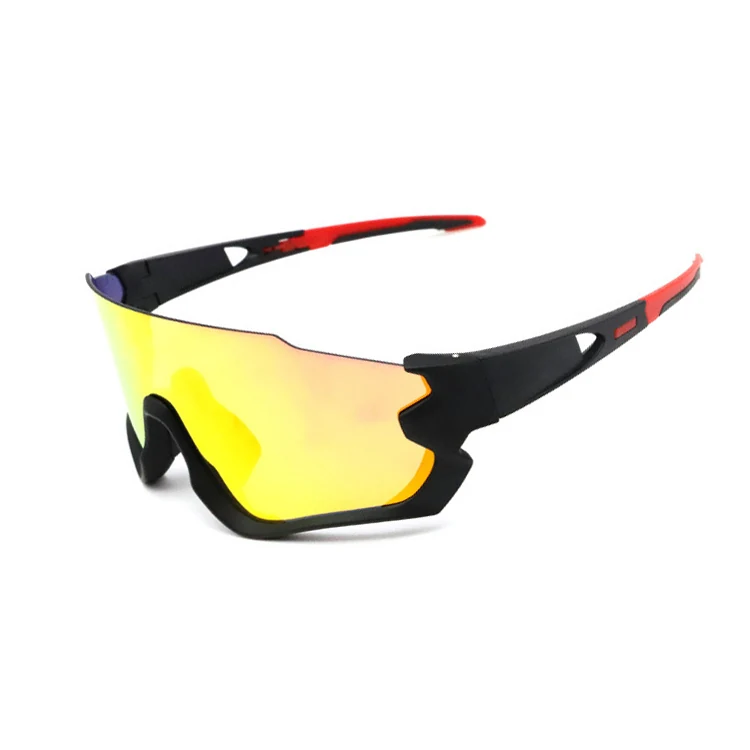 CL-Y834 sunglasses shown with polarized lens and rubber arm pieces