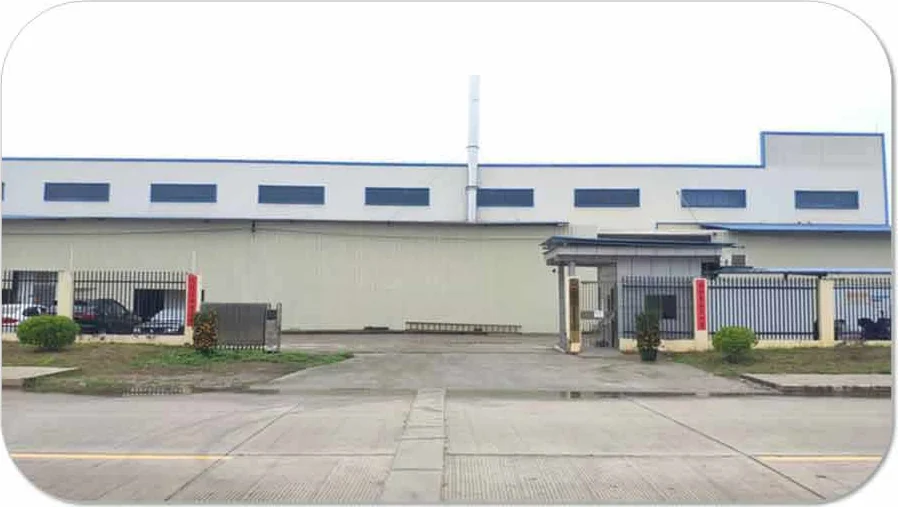 Factory exterior in Guangzhou, close to Baiyun International Airport and Guangzhou Port.