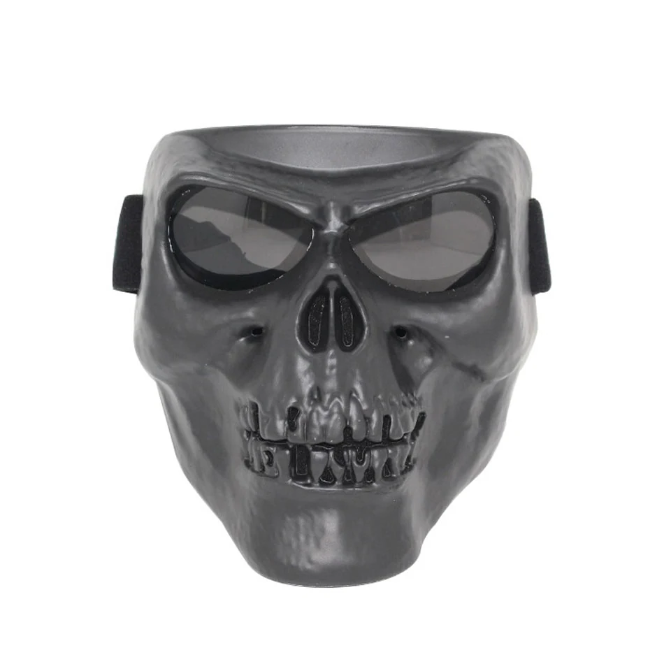 Side view of the MT-J030M goggle highlighting the ventilated frame and foam mouth filter