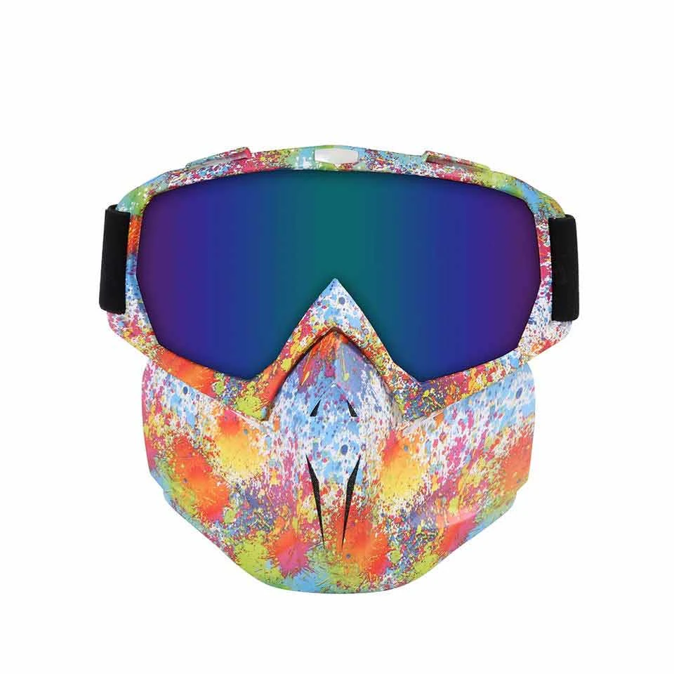 Side view of MT-Y634M goggle showing the soft sponge foam padding and adjustable elastic strap