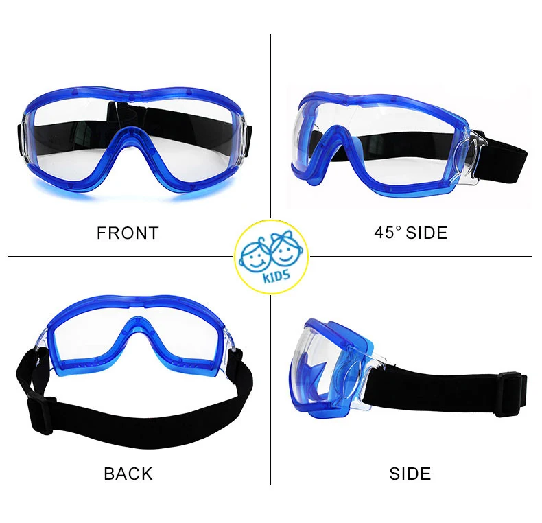 Packaged set of SG-JN010 goggle with protective pouch and clear lens