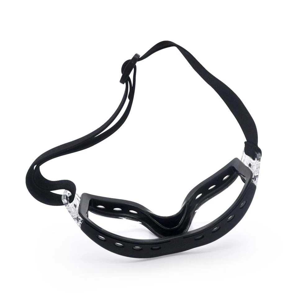 Close-up of the SG-JN069 goggle lens with anti-fog and anti-scratch coating visible