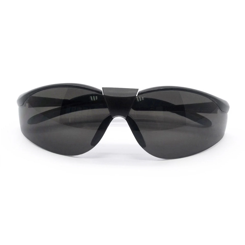 Packaged set of SG-JN119B welding eyewear with custom dark gray lens