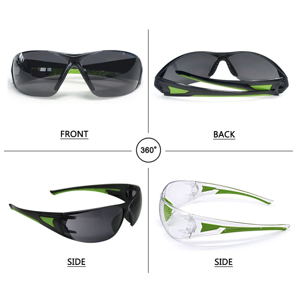 Two arm options of SG-JN161A goggle shown side by side for comparison
