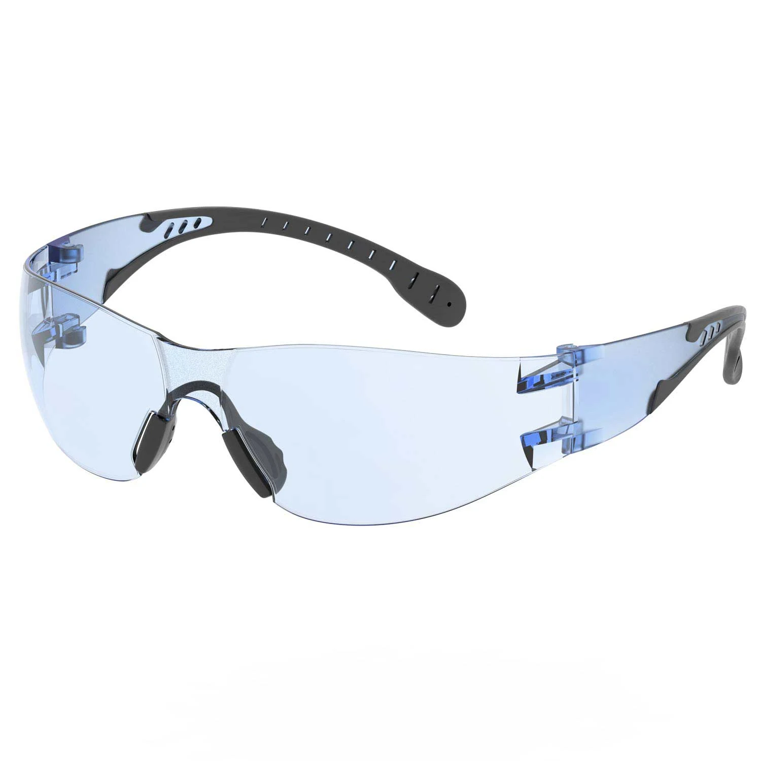 SG-JN162 prescription safety glasses with clear polycarbonate lens and soft rubber nose pads