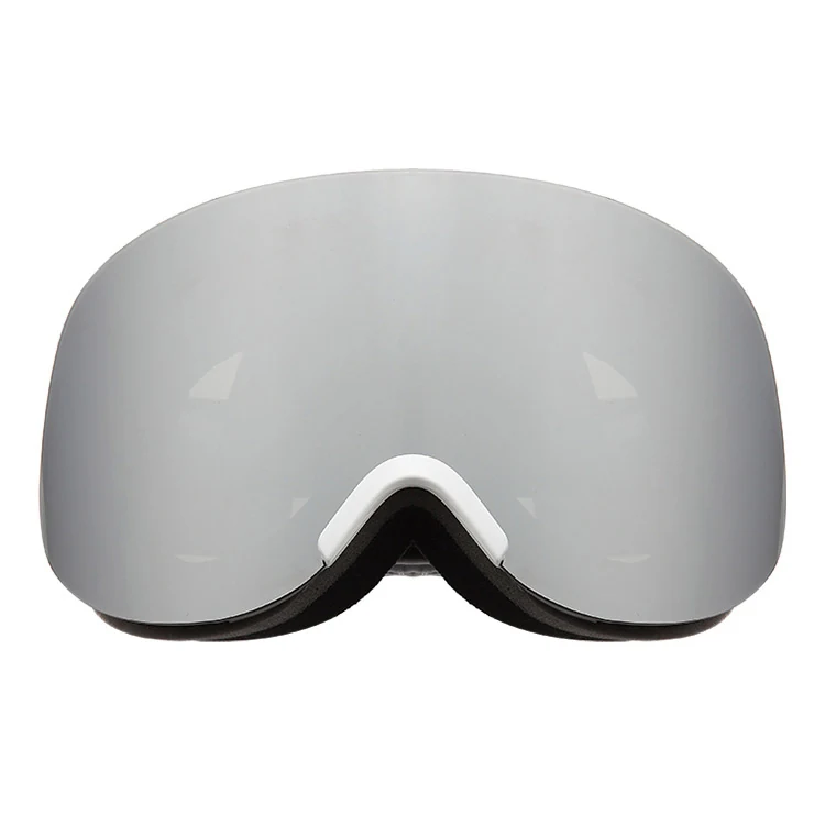SK-J041 snow goggles shown with the double lens system and adjustable silicone-lined strap
