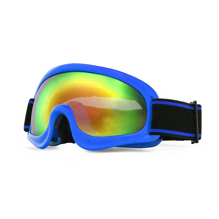 SK-Y601A goggle fitted under a youth ski helmet