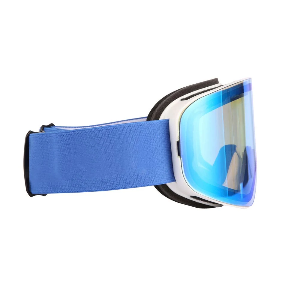 Side view of SK-Y693 goggle highlighting the triple-layer face foam and vent channel
