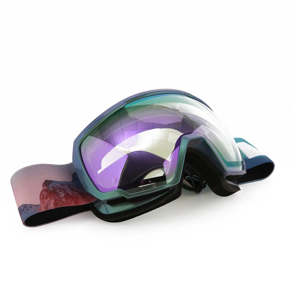 SK-Y709 goggle shown with polarized lens and triple-layer face foam