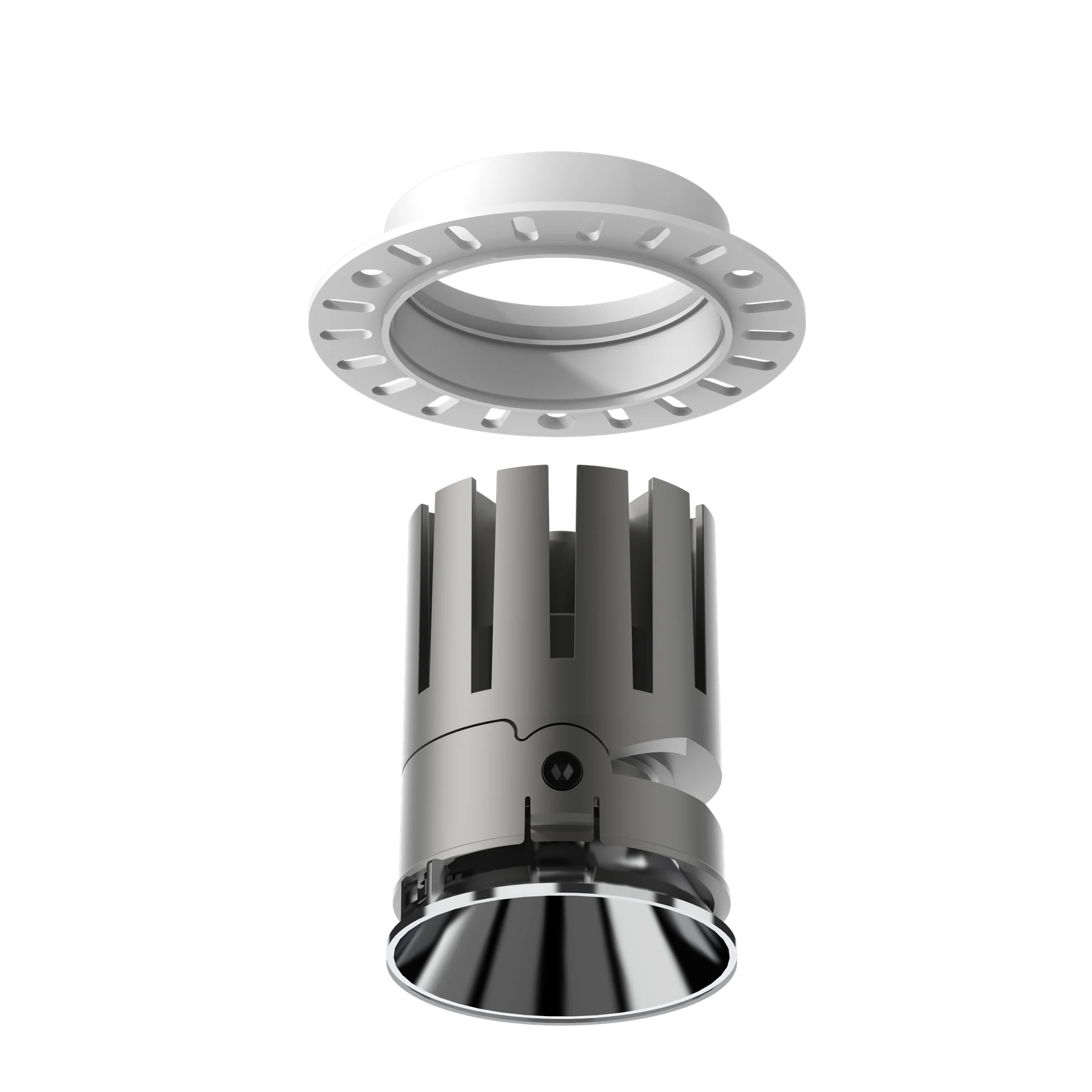 WA01-75-N trimless round led spotlight view 2