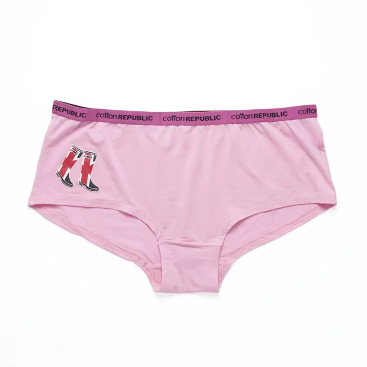 Printed And Bow Trim Panties view 4