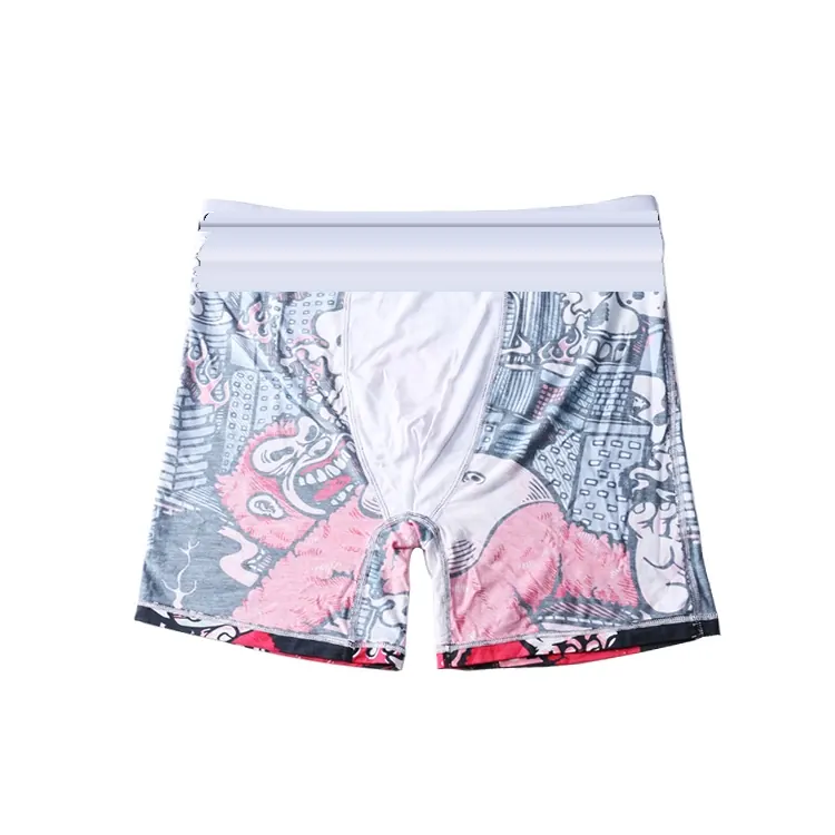 Custom Sublimation Printed Boxer Briefs With Jacquard Waistband view 4