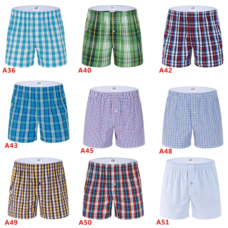 Wholesale Woven Cotton Boxer Shorts view 2