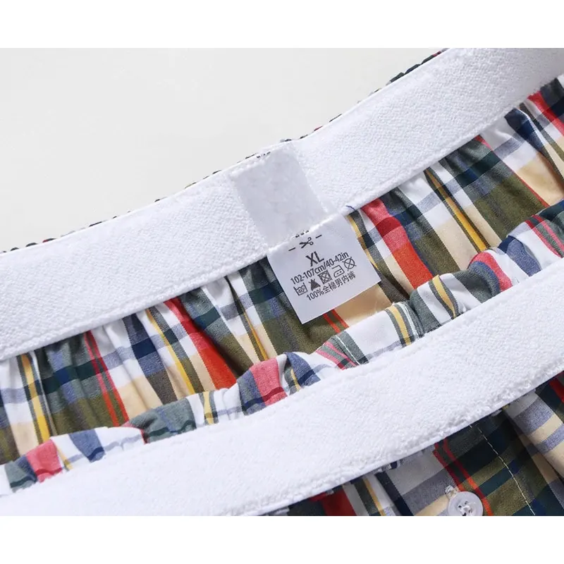Wholesale Woven Cotton Boxer Shorts view 4