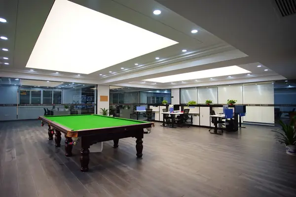 Staff lounge and rest area for plant employees