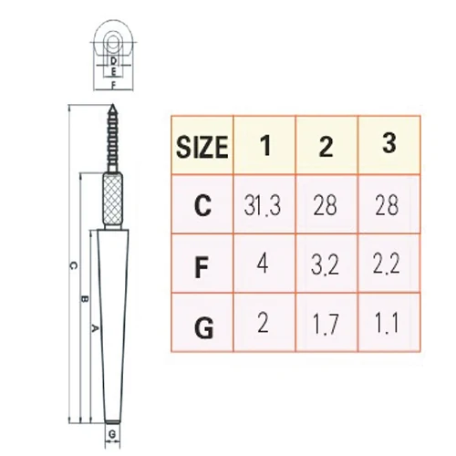 Brass Dowel Pin With Spike view 2