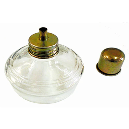 Glass Alcohol Torch, Metal Cover