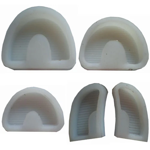 Silicone Model Base Mould, with Tongue, White