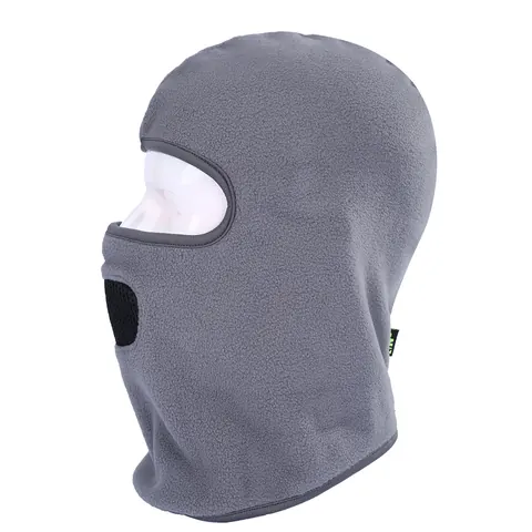 Balaclava Windproof Thermal Fleece Full Face Gray view 2
