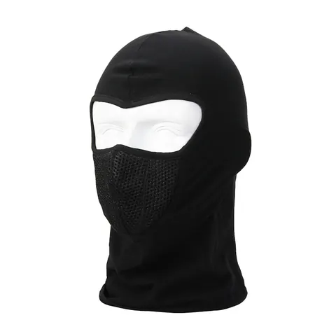 Balaclava Windproof Breathable Full Face Mask Black view 3