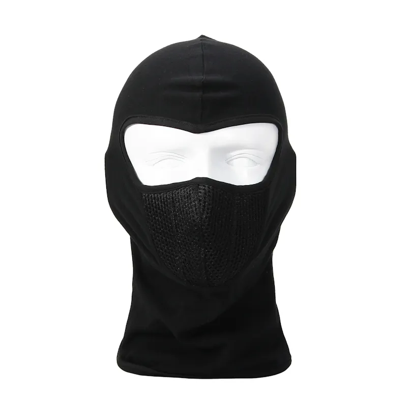 Balaclava Windproof Breathable Full Face Mask Black